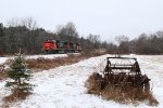 CN 5448 & 5469 bring L514 south down the Holly Sub with baretables at the headend